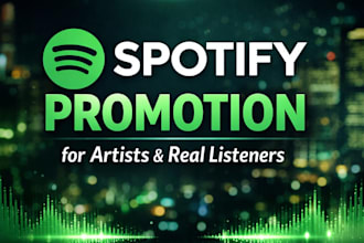2026 ready spotify promotion for artists real listeners