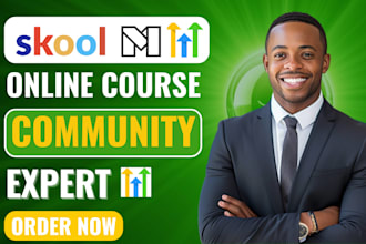 setup skool online community skool online course  ghl kajabi skool community