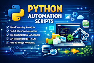 develop custom python scripts