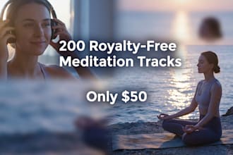 provide royalty free meditation music packs