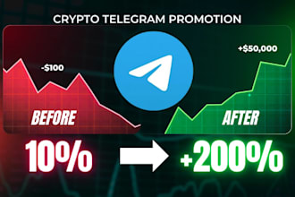 crypto telegram promotion to sellout crypto token, crypto telegram marketing