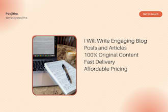 write engaging blog posts and articles