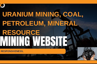 design petroleum mineral resource mining website, uranium, coal mining website