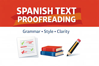 proofread and improve your spanish text