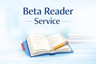 beta reader providing detailed feedback on manuscripts