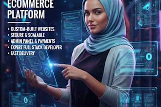 create a complete ecommerce website with admin panel