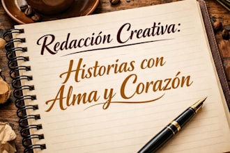 escribiré relatos creativos, historias originales