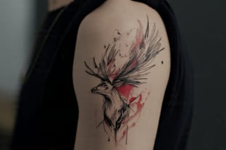 create for you an individual sketch of a tattoo