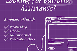edit and proofread documents