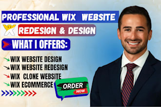 clone wix site design website development redesign wix for modern online stores