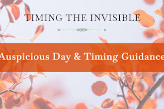 choose the best timing and auspicious dates for your important events with qmdj