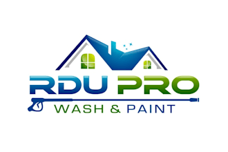 create a pressure washing logo for your business