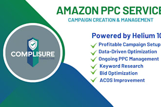 do amazon PPC campaign setup, optimization and management
