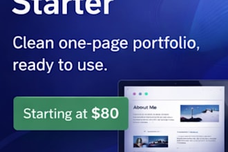 build a portfolio website