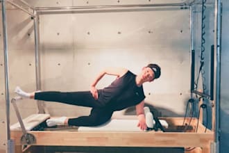 translate pilates and fitness content to japanese