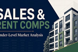 provide commercial real estate sales and rent comps