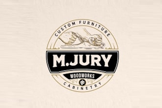 design corporate logo for a custom woodworker