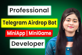 create telegram airdrop bot for your project