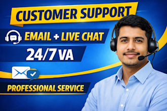 provide customer support, email and live chat support