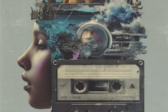 professionally design album cover art or music art
