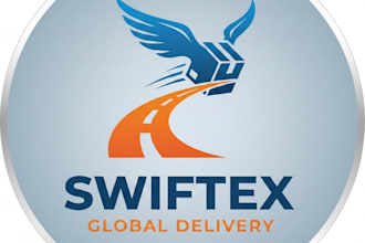 design a professional and modern delivery service logo for your business