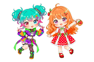 draw custom anime chibi character or vtuber