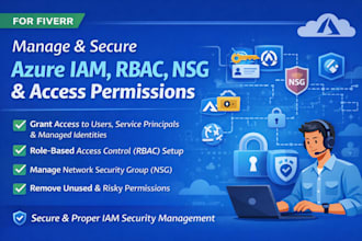 manage and secure azure iam, rbac, nsg and access permission