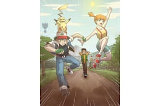 draw custom pokemon or fakemon character pokemon trainer illustration
