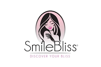 design beauty spa cosmetics smile bliss logo