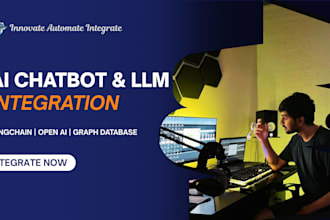 develop ai chatbot and llm integration for your web app