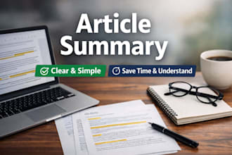do accurate research and clear summaries for you