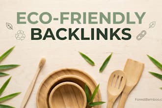 write eco friendly article with backlinks on a sustainable living website