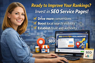 write SEO service and location page content that improves local rank