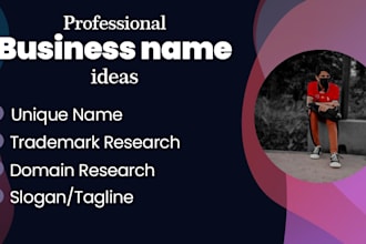 create unique business name ideas and slogan for your brand