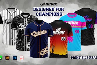 design a minimalist custom softball baseball jersey