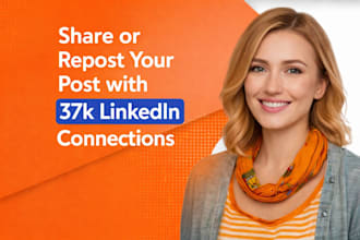 share, repost, and promote your linkedin content to my 37k connections, shoutout