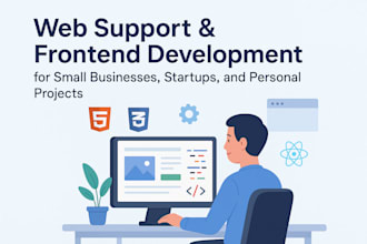 create full stack custom website in your desired technology