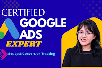 setup and manage your google ads adwords PPC campaigns
