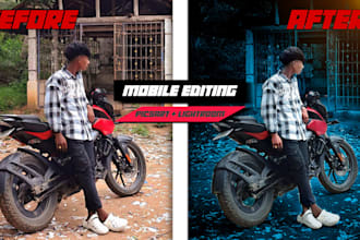 instagram photos using picsart and lightroom mobile
