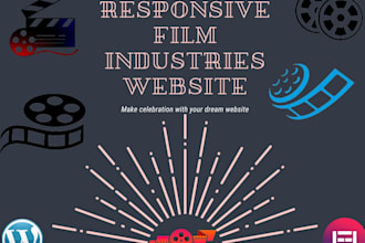 build a film production or production house website