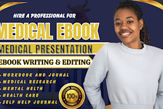 write and design medical health fitness self help ebook journal workbook