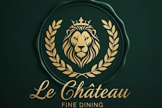 design an elegant and sophisticated luxury restaurant logo