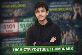 make youtube thumbnails like mr beast and iman gadzhi