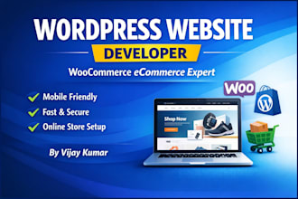 create a responsive wordpress e commerce website for small business