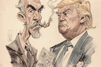 do political cartoons, political caricature