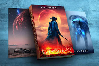 design stunning book cover, ebook cover, print cover