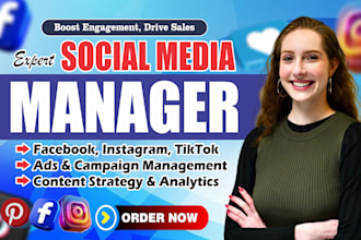 be your social media manager content creator instagram and linkedin marketing