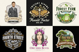 do vintage , retro , classic , hipster badge , outdoor or business logo design
