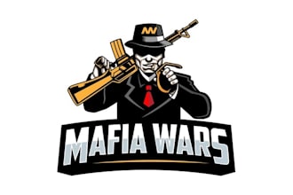 design powerful logo for mafia themed gaming website