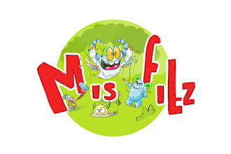 design exceptional monster kids toy brand logo